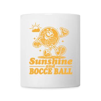 Sunshine And Bocce Ball with Jack Bocci Game Bocce - Mug - white - Front