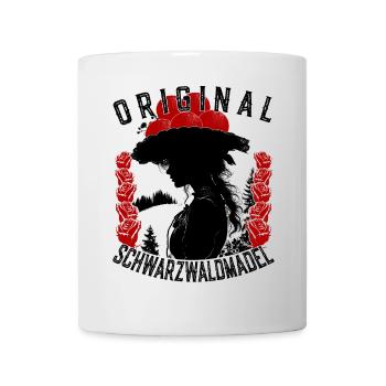 Original Schwarzwaldmädel Bollenhut Ledig Tracht - Tasse - Weiß - Vorne