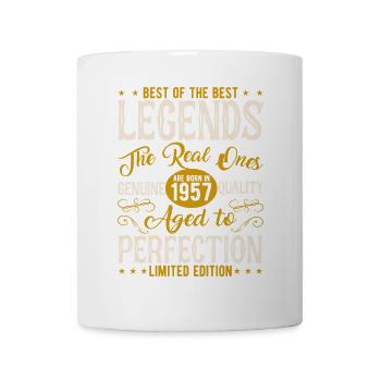 1957 Vintage Retro Geburtstagsgeschenk - Tasse - Weiß - Vorne