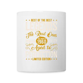 1960 Geschenk 65. Jubiläum 1960 Jahrgang 1960er Jahre - Tasse - Weiß - Vorne