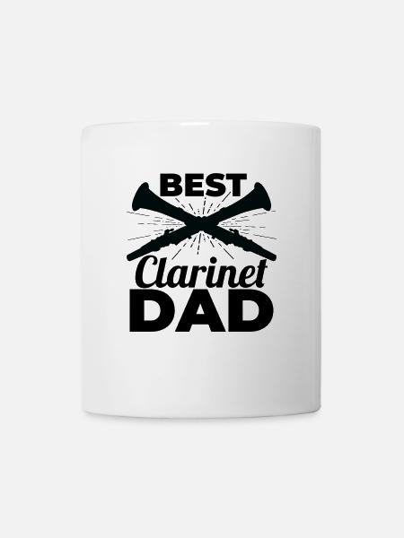 Klarinettenspieler Papa - Tasse - Weiß