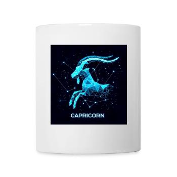 Capricorn constellation geometrique - Mug blanc - blanc - Devant