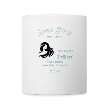 Publication Instagram humoristique du cheval - Mug blanc - blanc - Devant