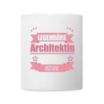 Lustiger Spruch für Architektin – Geschenkidee - Tasse - Weiß - Vorne