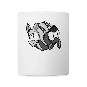 Yin Yang Okapi - Mug - white - Front