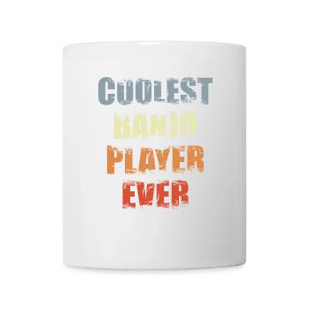 Lustiger Banjospieler - Tasse - Weiß - Vorne