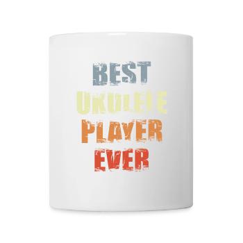 Ukulele Spieler - Tasse - Weiß - Vorne