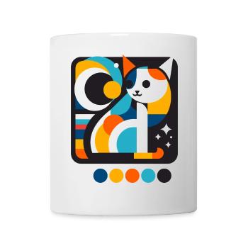 Katze - Tasse - Weiß - Vorne