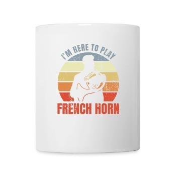 Lustiger Waldhornist Witz - Tasse - Weiß - Vorne
