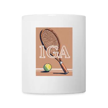 TENNIS WORLD - 1GA KI generiert - Tasse - Weiß - Vorne