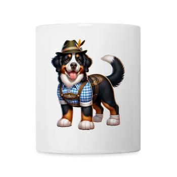 Bernese mountain dog dog Bavaria - Mug - white - Front