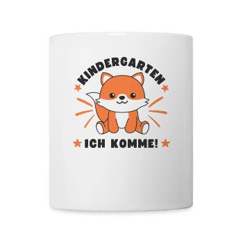 Kindergarten Ich Komme! Fuchs - Tasse - Weiß - Vorne