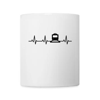 Eisenbahn Herzlinie - Tasse - Weiß - Vorne