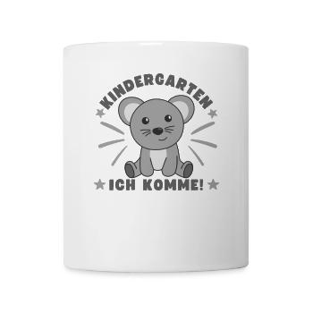 Kindergarten Ich Komme! Maus - Tasse - Weiß - Vorne