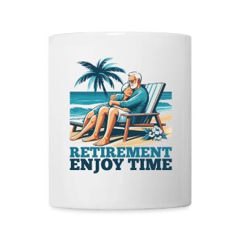 Retirement Retirement Time Enjoy Gift - Mug - white - Front