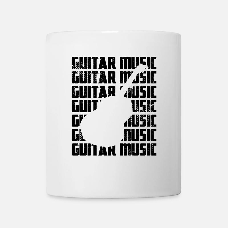 Guitare - Mug blanc - blanc