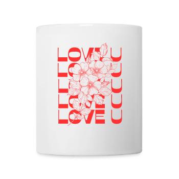 LOVE U - Mug blanc - blanc - Devant