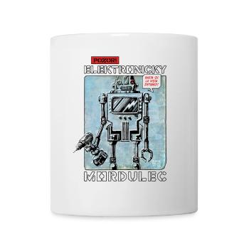 Pozor ! Elektronicky Mordulec - Mug blanc - blanc - Devant