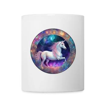 Cercle de licorne galactique - Mug blanc - blanc - Devant