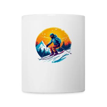 Équipe de ski Skieur École de ski Ski Équipe de ski - Mug blanc - blanc - Devant