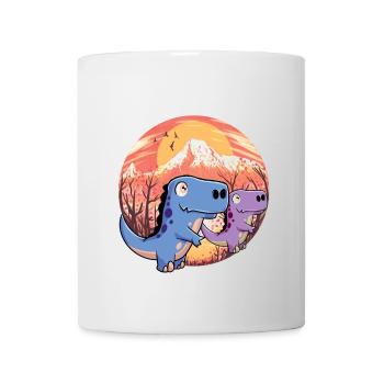 Dragon Conte De Fée Personnage Fantaisie Enfants Dinos Bébé - Mug blanc - blanc - Devant