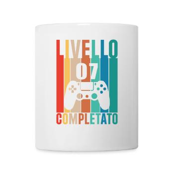 7th Birthday Player Level 7 Complete 7 Years - Mug - white - Front