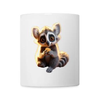 Amoureux des lémuriens à queue annelée Lémurien lémurien à queue annelée Maki lémurien à queue annelée - Mug blanc - blanc - Devant