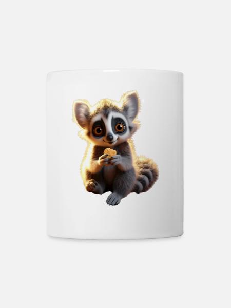 Katta Lemuren Liebhaber Lemur Kattas Maki Katta - Tasse - Weiß