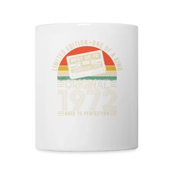 Born in 1972 Birthday 1972 Vintage 1972 - Mug - white - Front