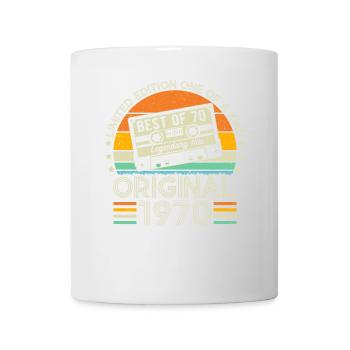 Born in 1970 Birthday 1970 Vintage 1970's - Mug - white - Front