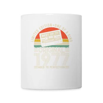 Born In 1977 Birthday 1977 Vintage 1977 - Mug - white - Front