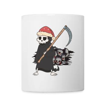 Death Grim Reaper Santa Claus Horror Deadly Xmas - Mug - white - Front