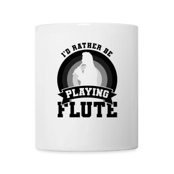Blague de joueur de flûte - Mug blanc - blanc - Devant