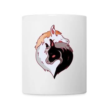 Horses, Horse, Horse, Pony, Mare, Foal, Rider, Ross - Mug - white - Front