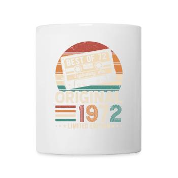 Born in 1972 Birthday 1972 Vintage 1972 - Mug - white - Front