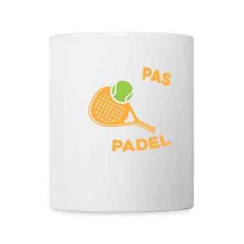 Je peux pas j ai padel - Mug blanc - blanc - Devant