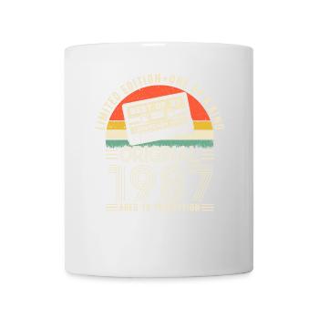 1987 Geburtstagsgeschenk 1987 Jahrgang 1987 Geschenk - Tasse - Weiß - Vorne