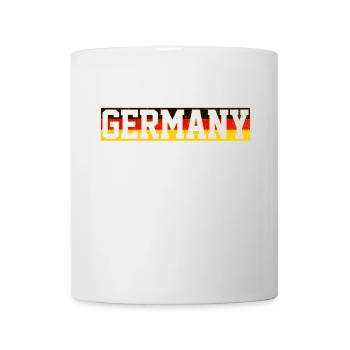 Deutschland Flagge - Tasse - Weiß - Vorne
