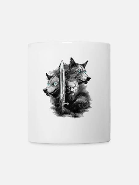 Viking Wolf - Tasse - Weiß