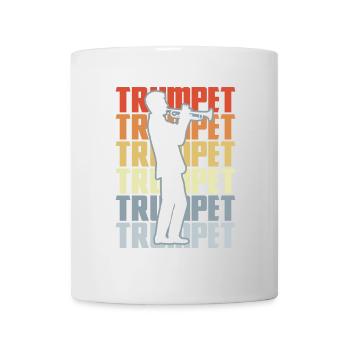 Retro Trumpet - Mug - white - Front