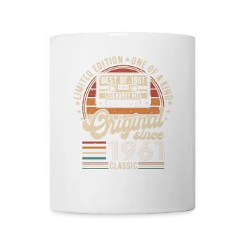 Born in 1961 Birthday 1961 Vintage 1961 - Mug - white - Front
