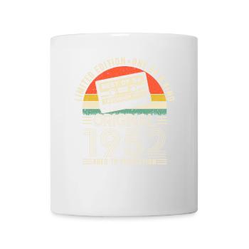 1952 Geburtstag Geboren im Jahr 1952 Vintage Retro. Editio - Tasse - Weiß - Vorne