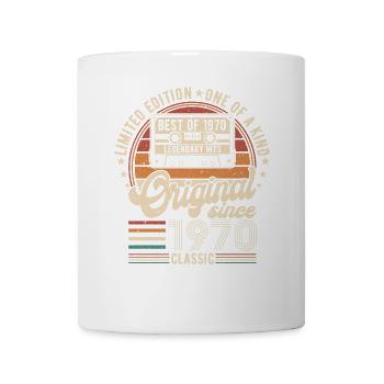 Idée cadeau d’anniversaire des années 1970 - Mug blanc - blanc - Devant