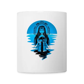 water, spirit, lake, goddess, nature, ocean, sea - Mug - white - Front