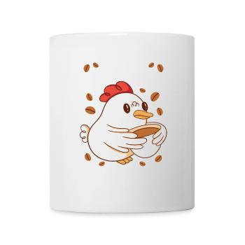 Coffee Break Caffeine Chicken Breakfast Early Bird - Mug - white - Front