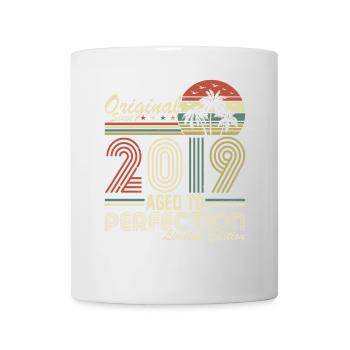 Original 2019 Vintage Vintage Retro Birthday - Mug blanc - blanc - Devant