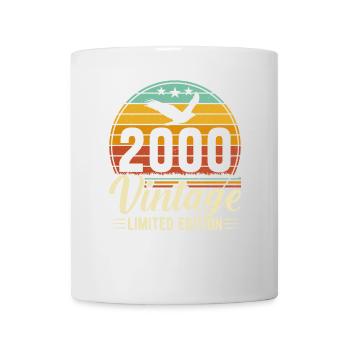 2000 Anniversary Born In 2000 Vintage Retro. Editio - Mug - white - Front
