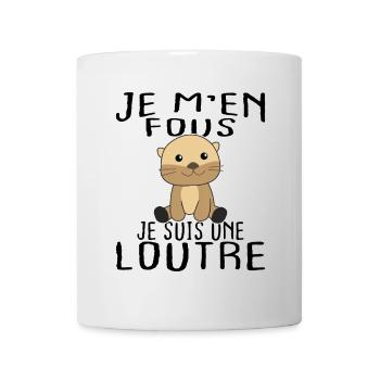 Das ist mir egal, ich bin ein Geschenkotter. - Tasse - Weiß - Vorne