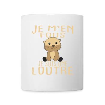 Es ist mir egal, ich bin ein Geschenkotter - Tasse - Weiß - Vorne