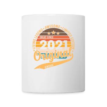 2021 Original 2021 Vintage Vintage Retro anniversa - Mug - white - Front